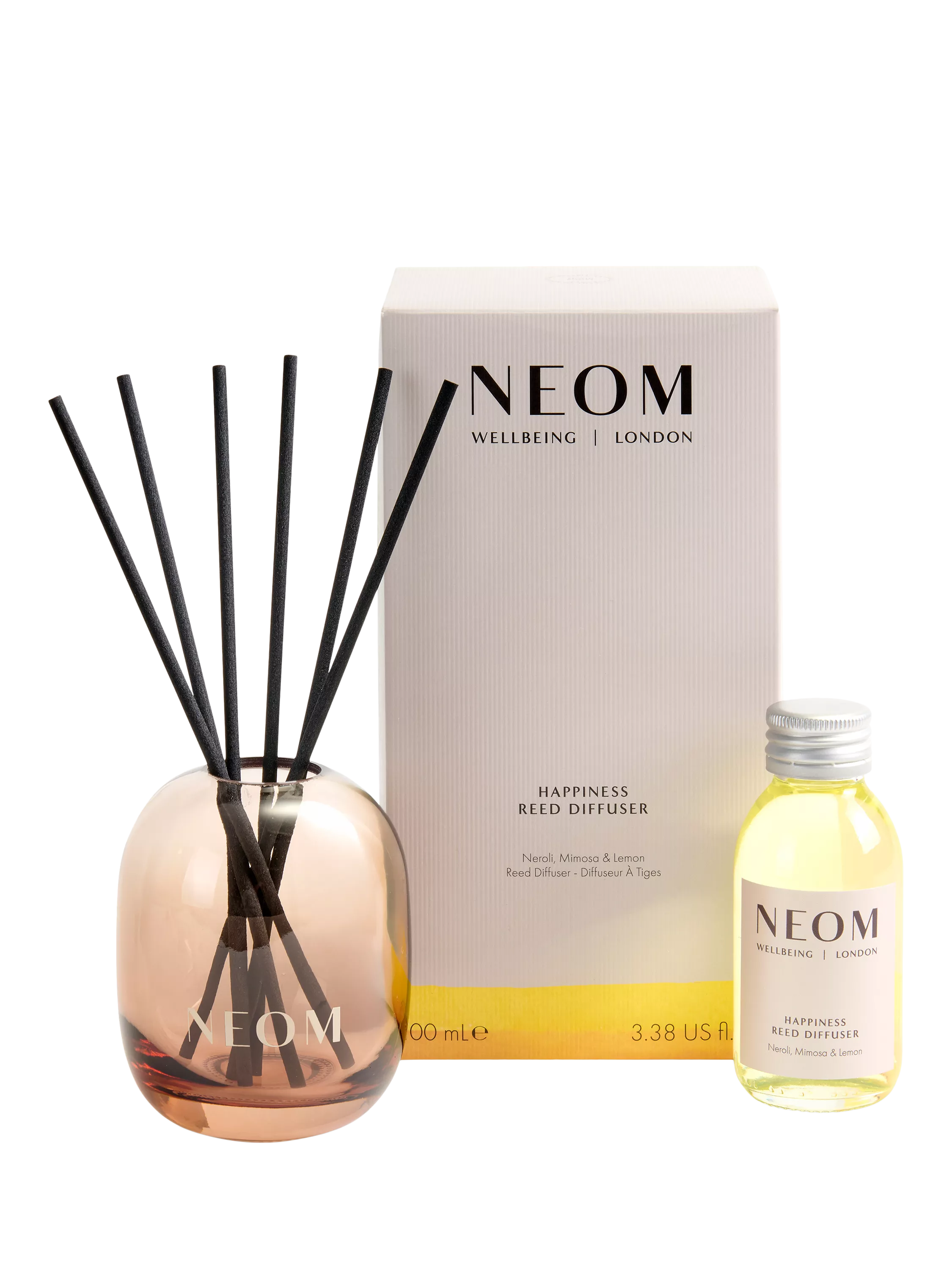 NEOM Happiness reed diffuser 100ml - British product