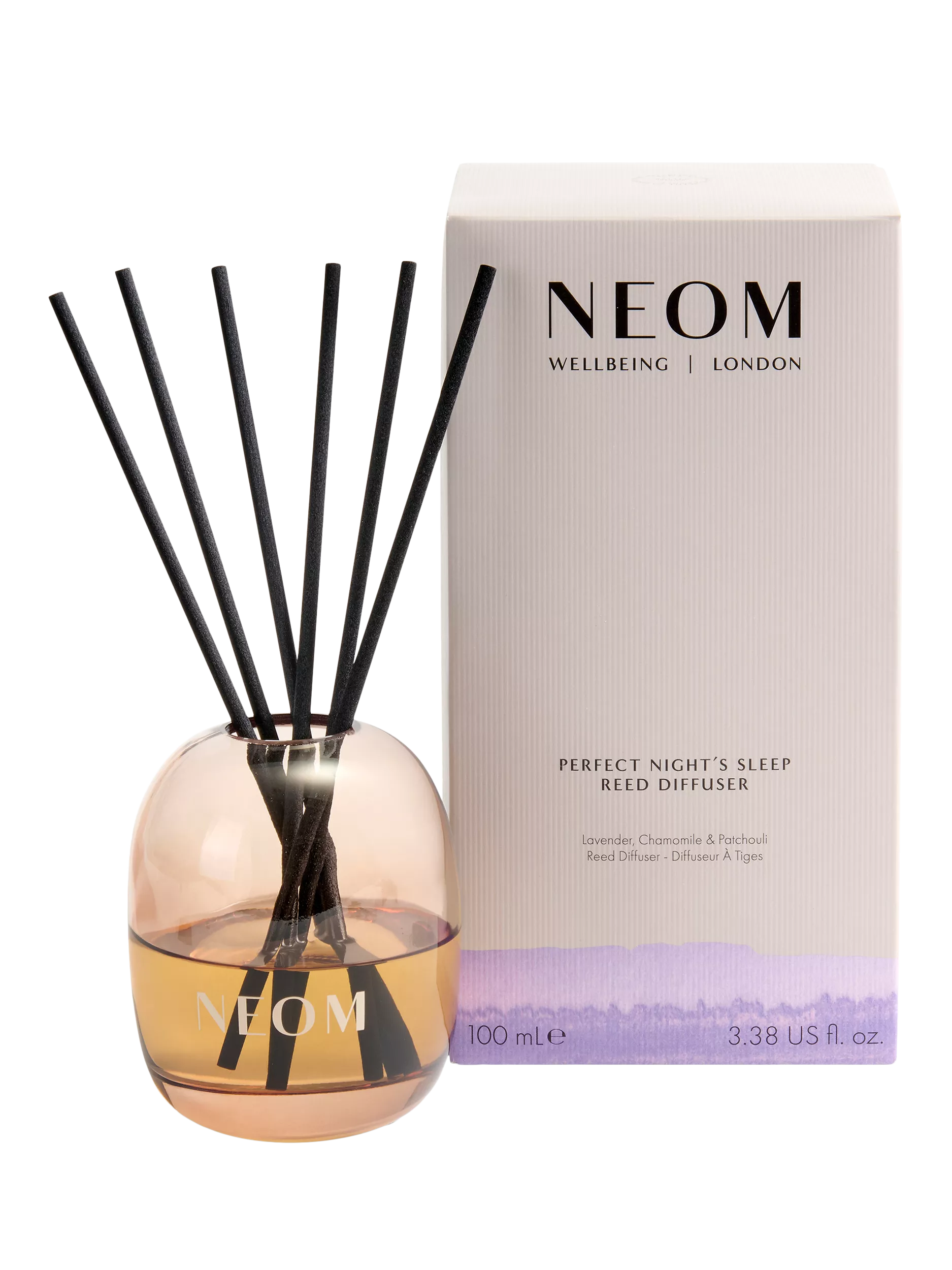 NEOM Perfect Night's Sleep reed diffuser 100ml, imported from the UK