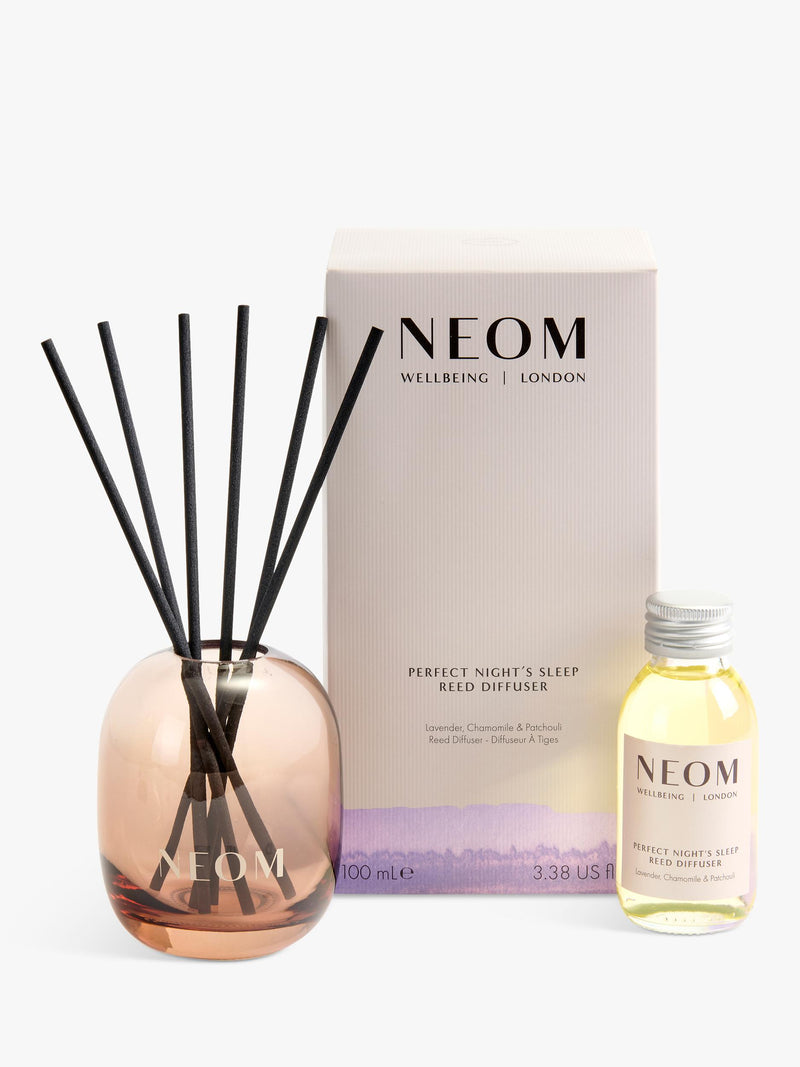 NEOM Perfect Night's Sleep reed diffuser 100ml, imported from the UK