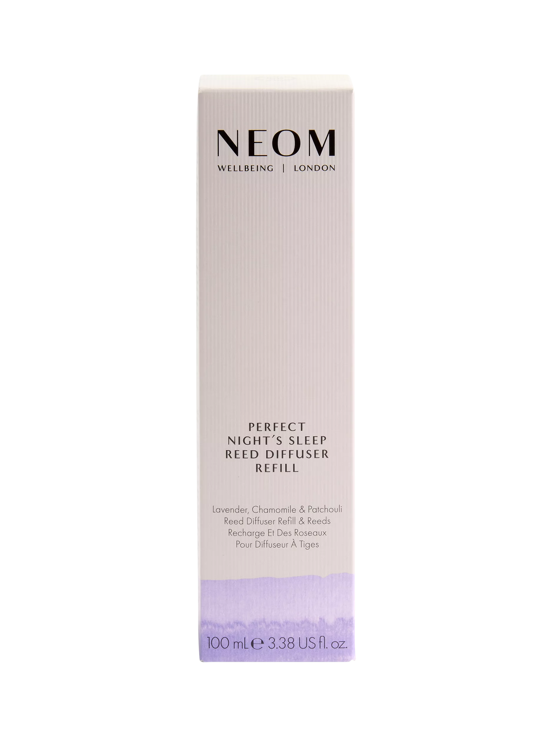 NEOM Wellbeing London reed diffuser refill Perfect Night's Sleep 100ml - British product