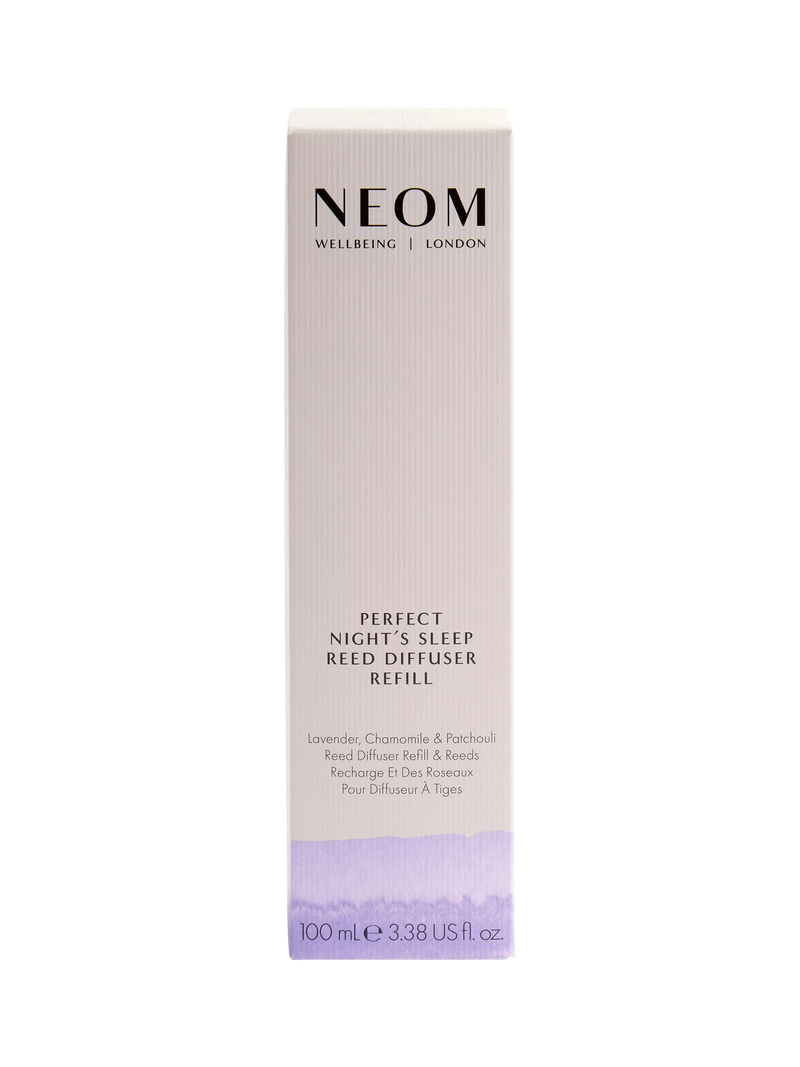 NEOM Wellbeing London reed diffuser refill Perfect Night's Sleep 100ml - British product