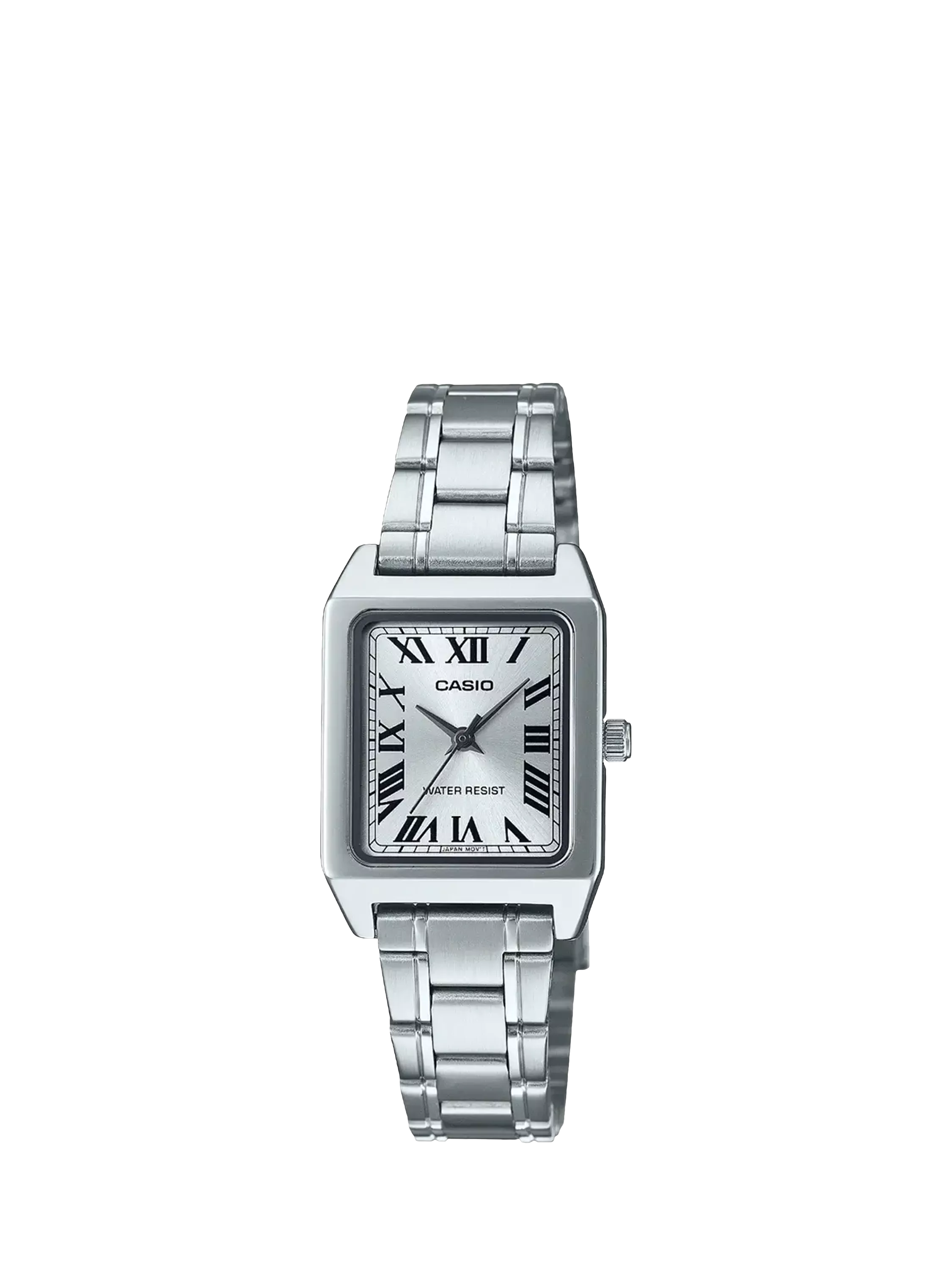 Casio LTP-B150D analogue watch stainless steel bracelet black face, UK version