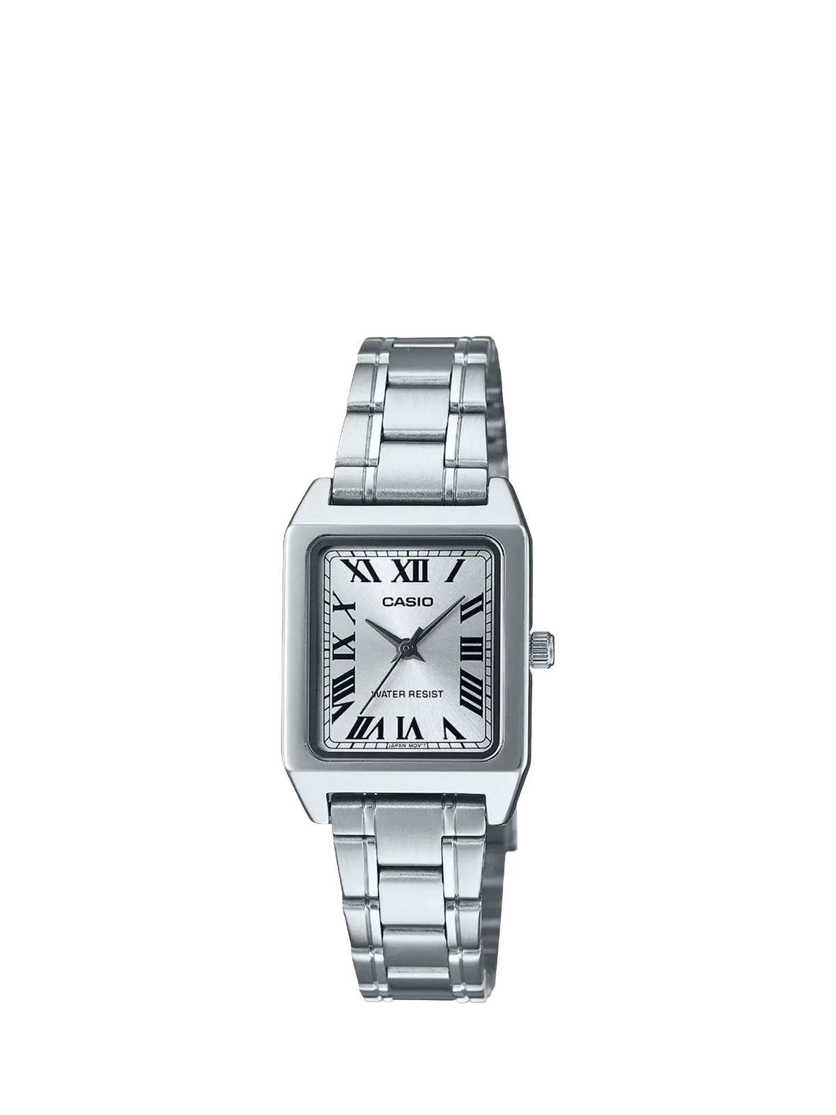 Casio LTP-B150D analogue watch stainless steel bracelet black face, UK version