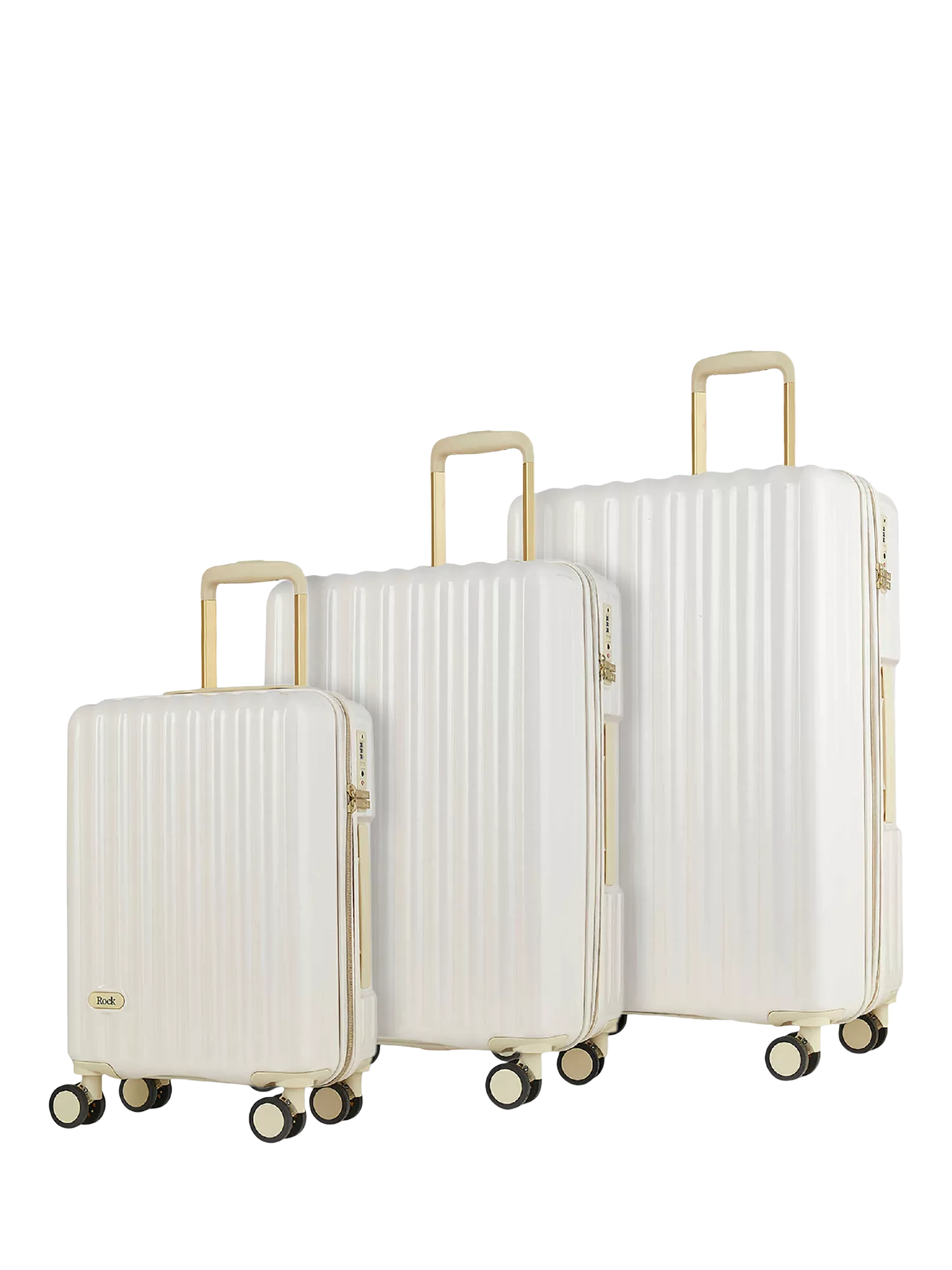 Rock Primrose 3-piece suitcase set (British brand)