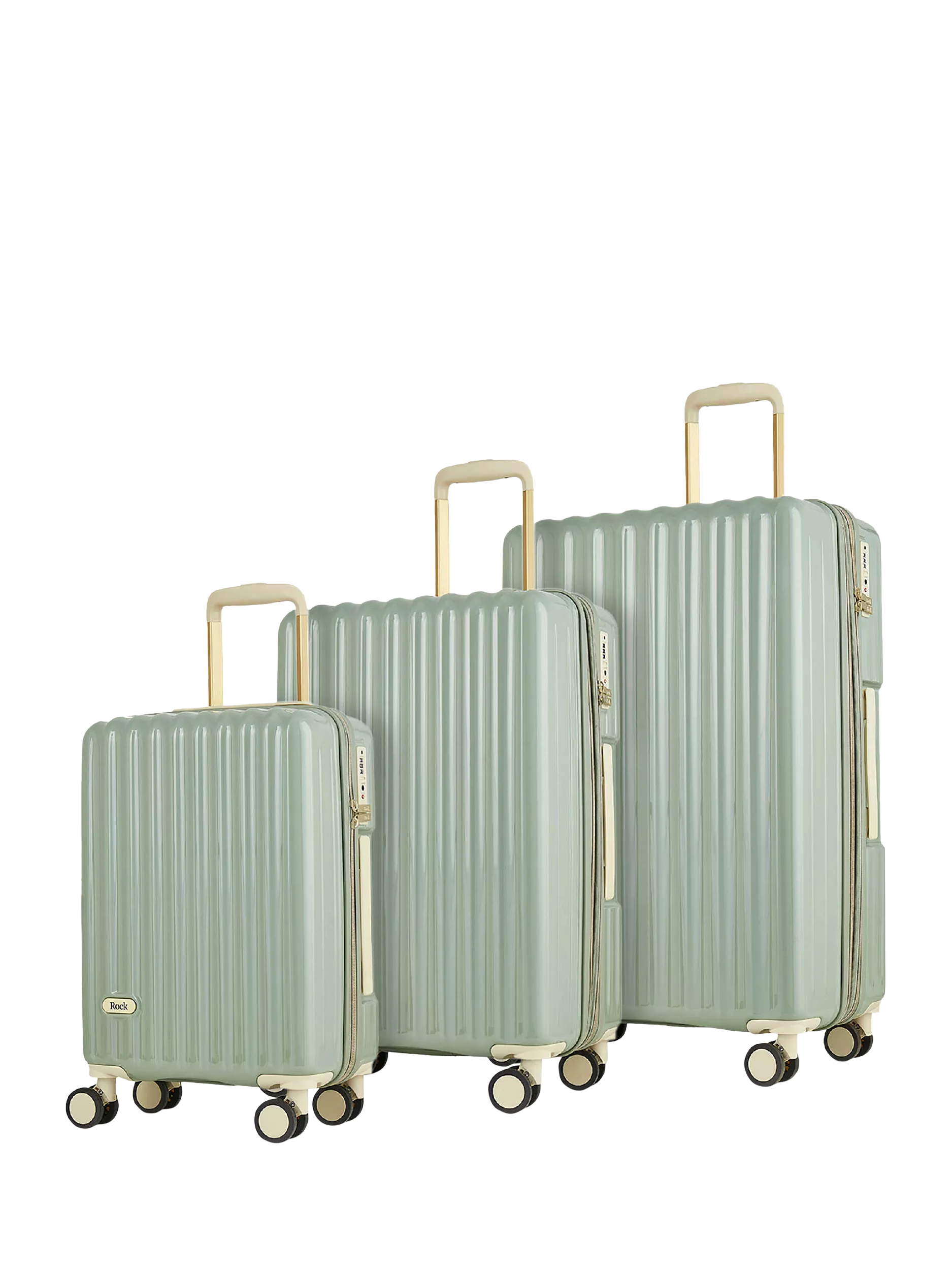 Rock Primrose 8-Wheel Suitcase Set 3 Piece