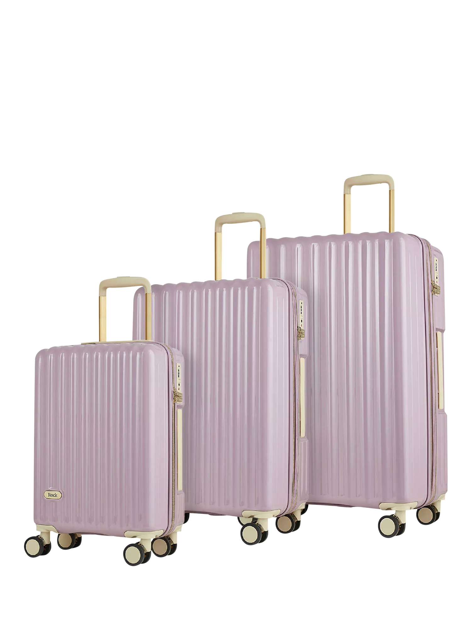 Rock Primrose 8-Wheel Suitcase Set 3 Piece