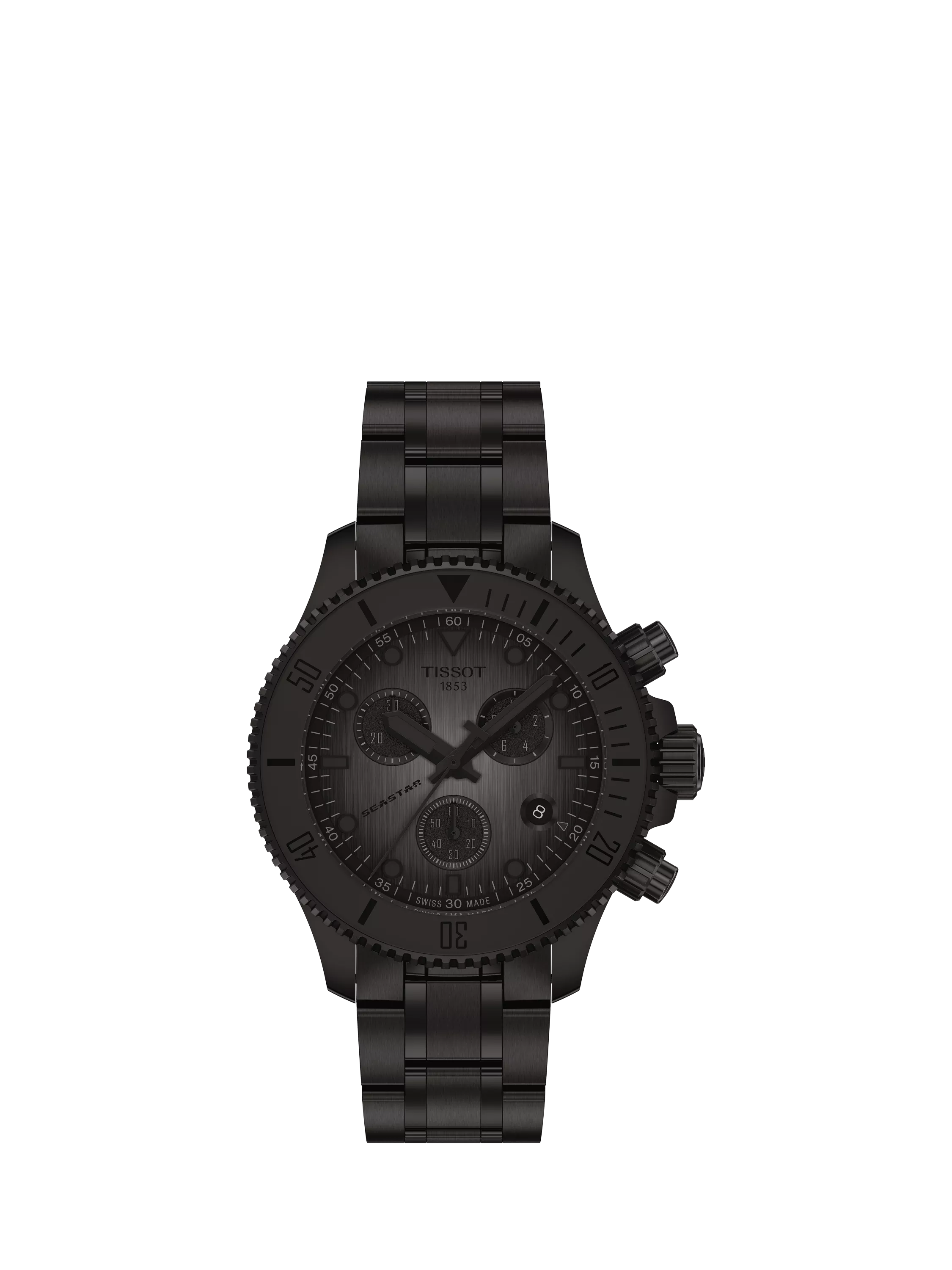 Tissot Seastar Chrono 38mm black dial - British product