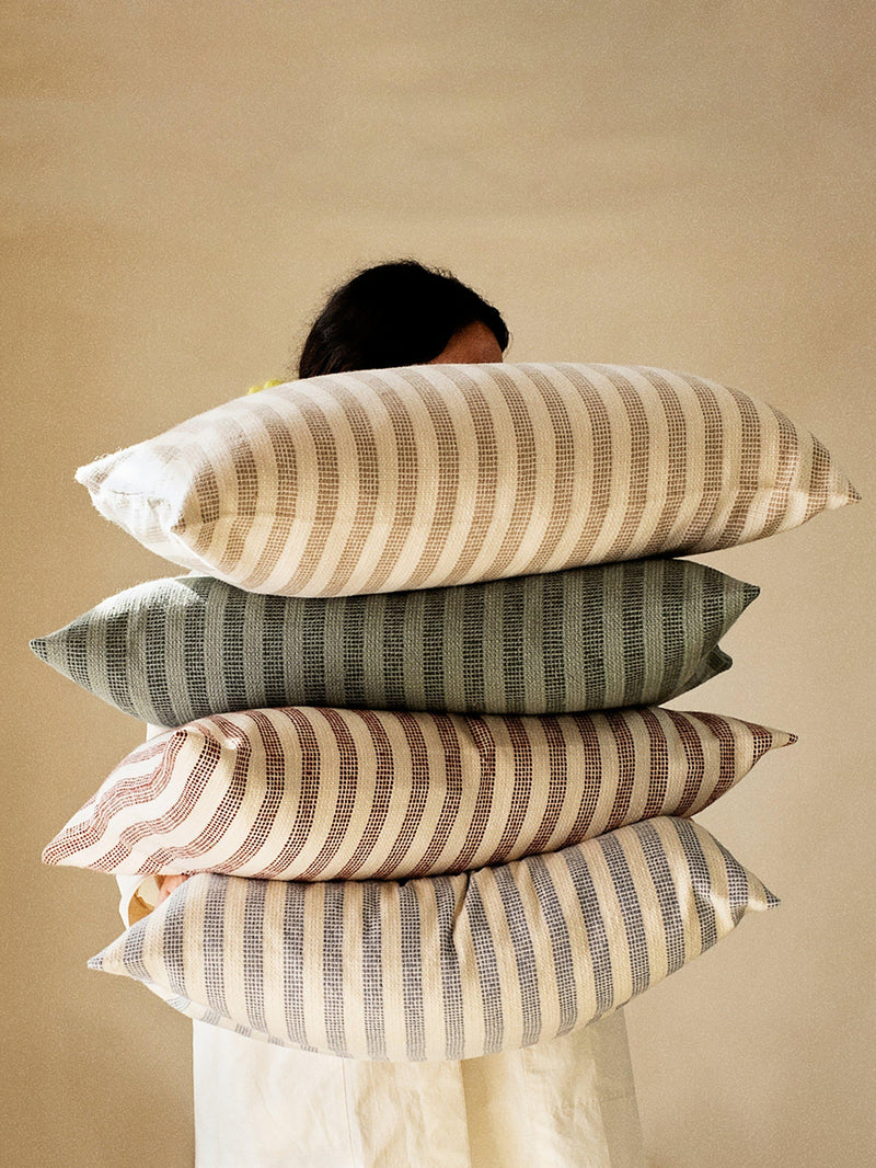 Piglet in Bed Pembroke Stripe cushion cover 40x60cm, UK version