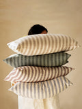 Piglet in Bed Pembroke Stripe cushion cover 40x60cm, UK version