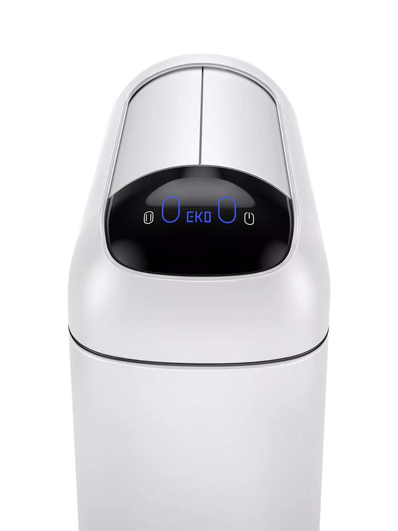 EKO sensor bin 10L white (British brand)