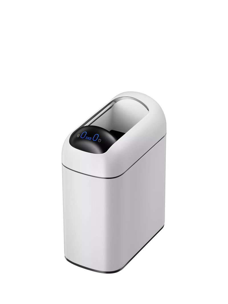 EKO sensor bin 10L white (British brand)