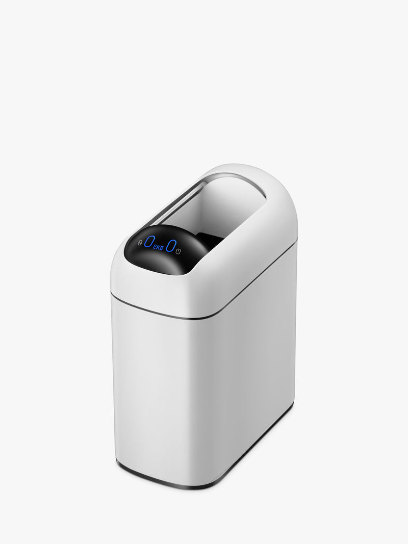 EKO sensor bin 10L white (British brand)