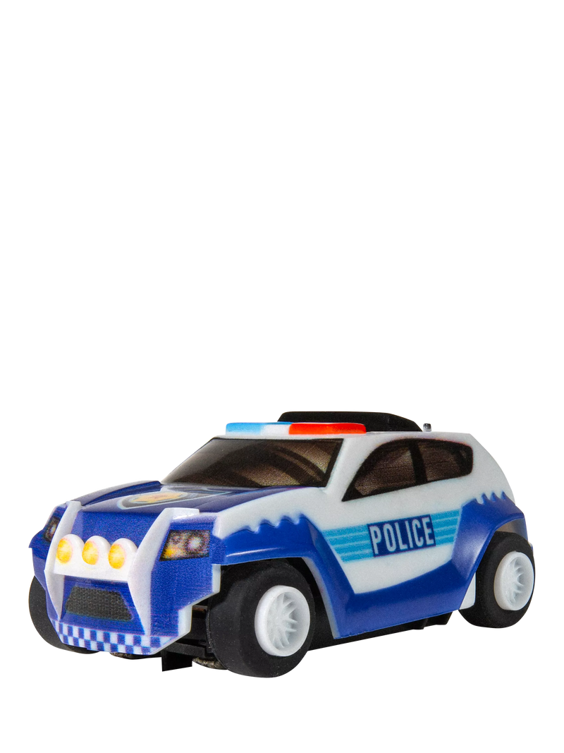 Scalextric Police Chase toy racing set, imported from the UK