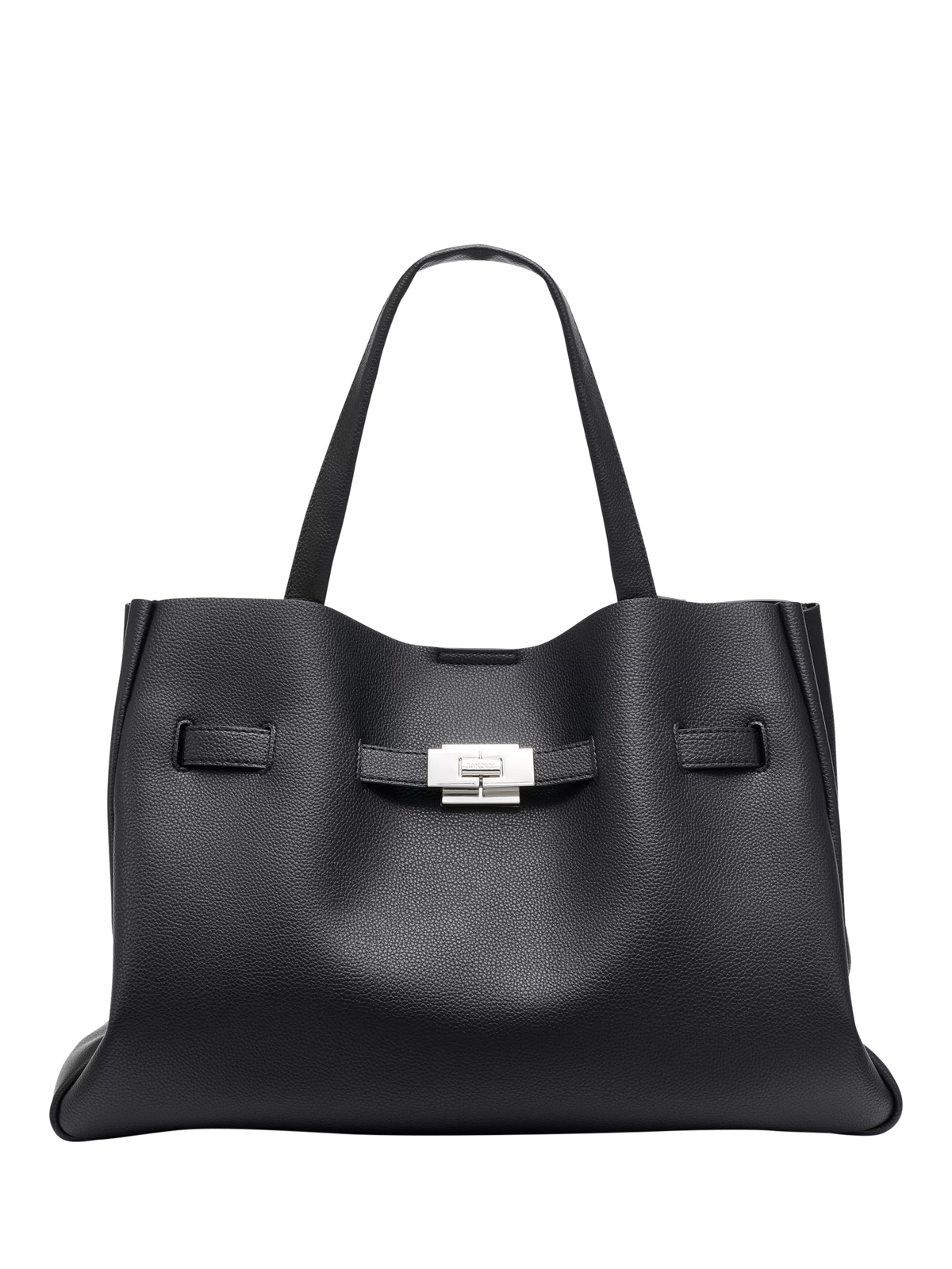 DKNY Bryar Large Satchel Bag Black, imported from the UK