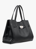 DKNY Bryar Large Satchel Bag Black, imported from the UK