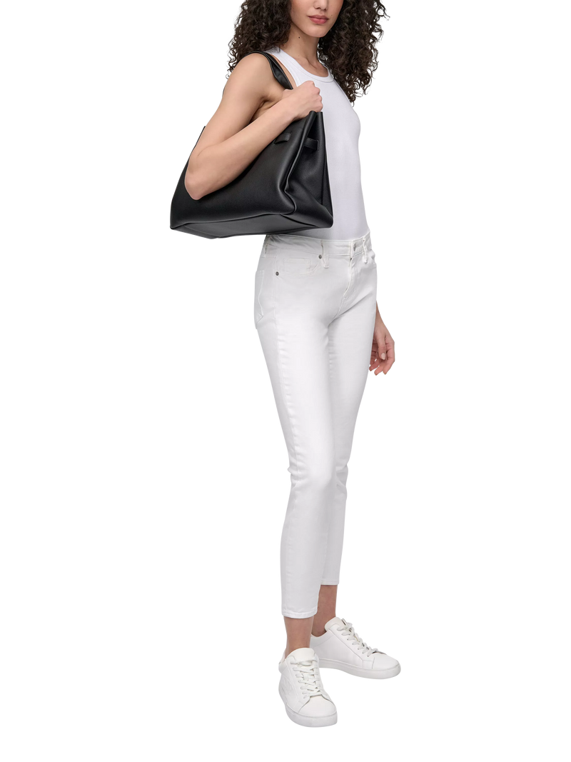 DKNY Bryar Large Satchel Bag Black, imported from the UK