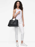 DKNY Bryar Large Satchel Bag Black, imported from the UK