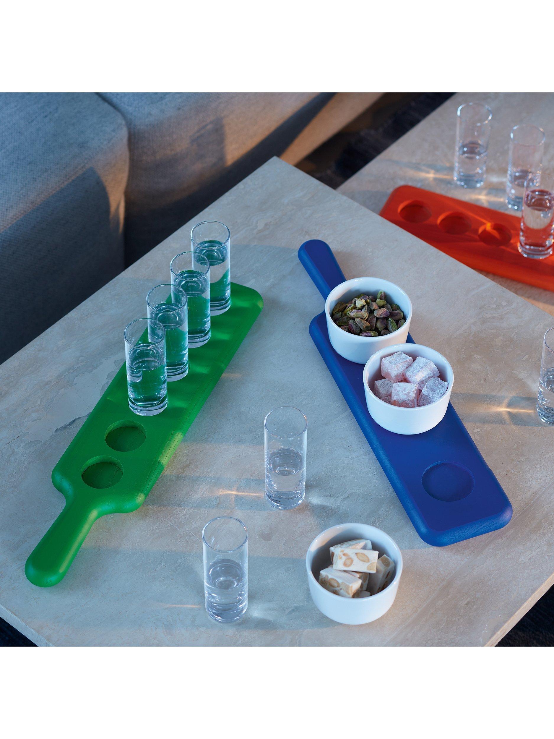 LSA International snack board and bowl set Tarn Blue (British brand)