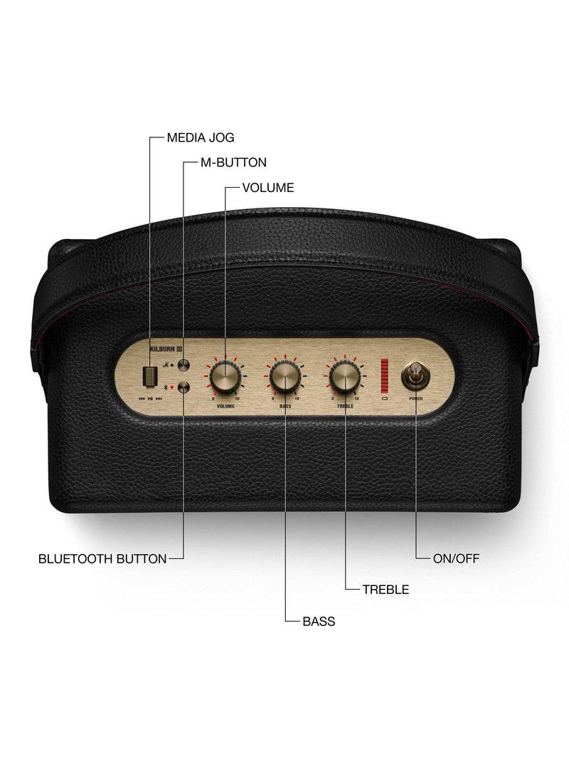 Marshall Kilburn III portable Bluetooth speaker - British product