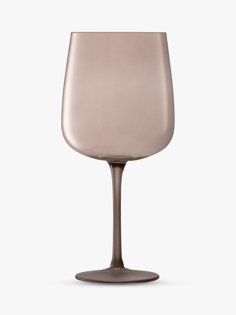 LSA International Arc Contrast wine glasses 330ml set of 2 Earth, imported from the UK