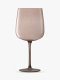 LSA International Arc Contrast wine glasses 330ml set of 2 Earth, imported from the UK