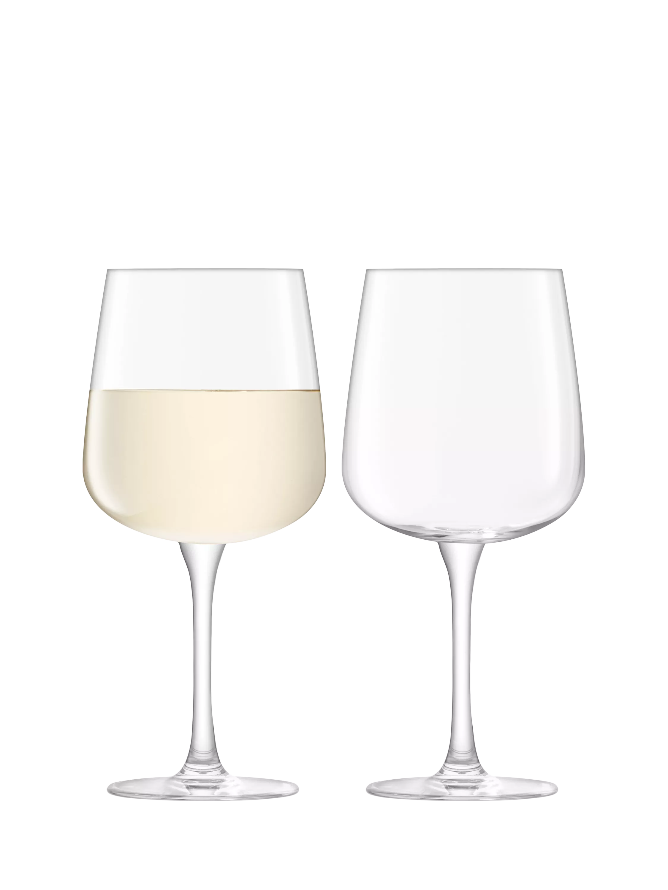 LSA International Arc wine glasses 330ml clear set of 2 - British product