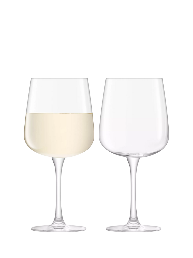 LSA International Arc wine glasses 330ml clear set of 2 - British product