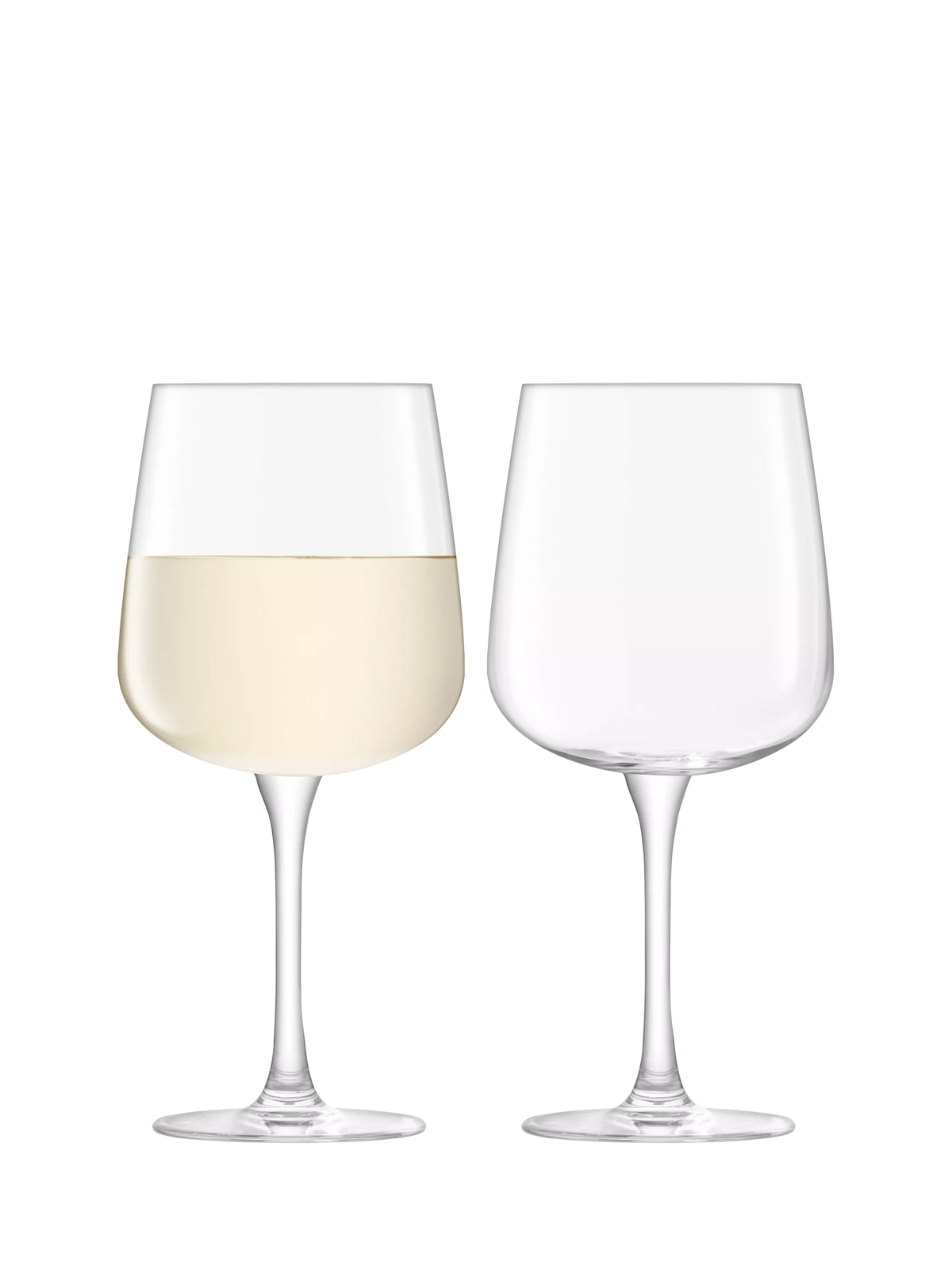 LSA International Arc wine glasses 330ml clear set of 2 - British product