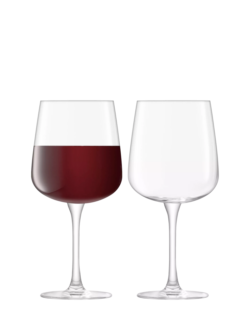 LSA International Arc wine glasses 330ml clear set of 2 - British product