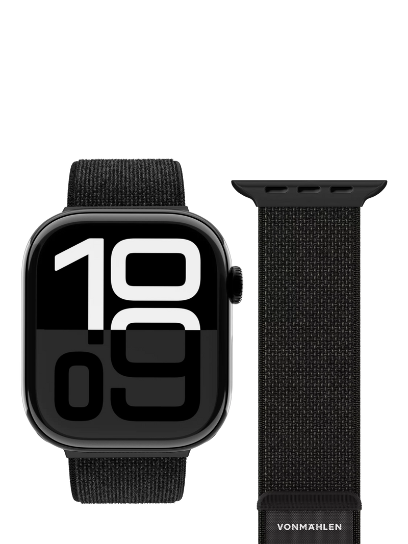 Vonmählen Fitness Loop 2 black watch band for Apple Watch 44-49mm, UK version