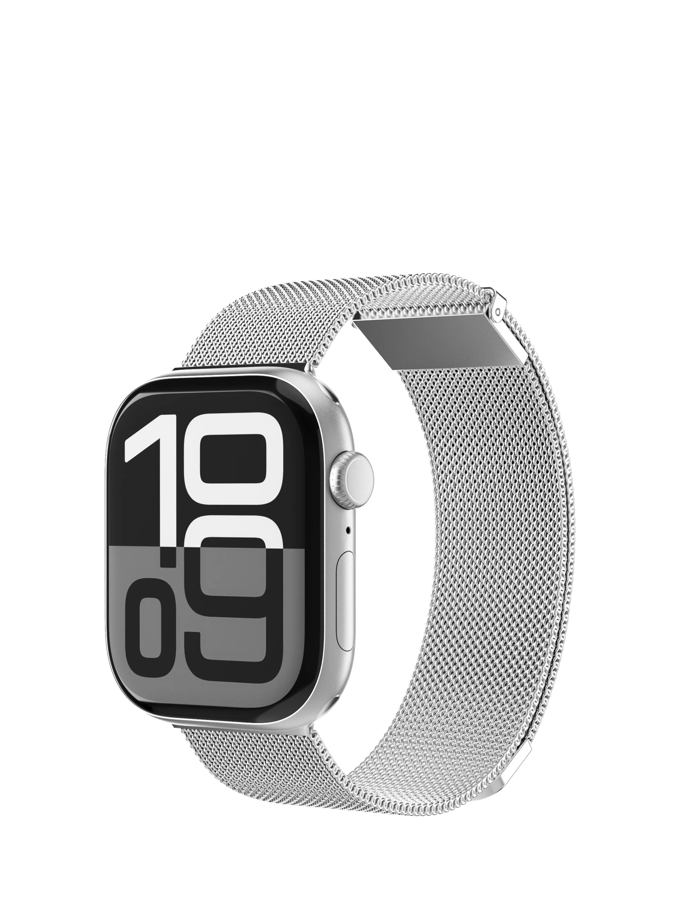 Vonmählen Milanese Loop 2 silver band, imported from the UK