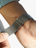 Vonmählen Milanese Loop 2 silver band, imported from the UK