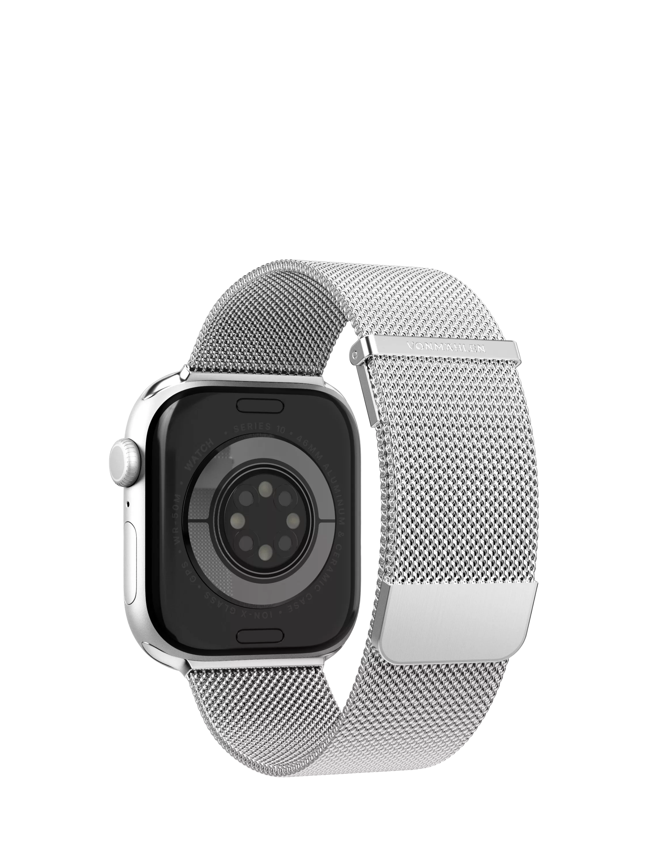 Vonmählen Milanese Loop 2 silver band, imported from the UK