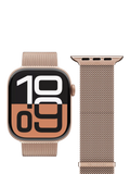 Vonmählen Milanese Loop 2 rose gold watch strap for Apple Watch, imported from the UK