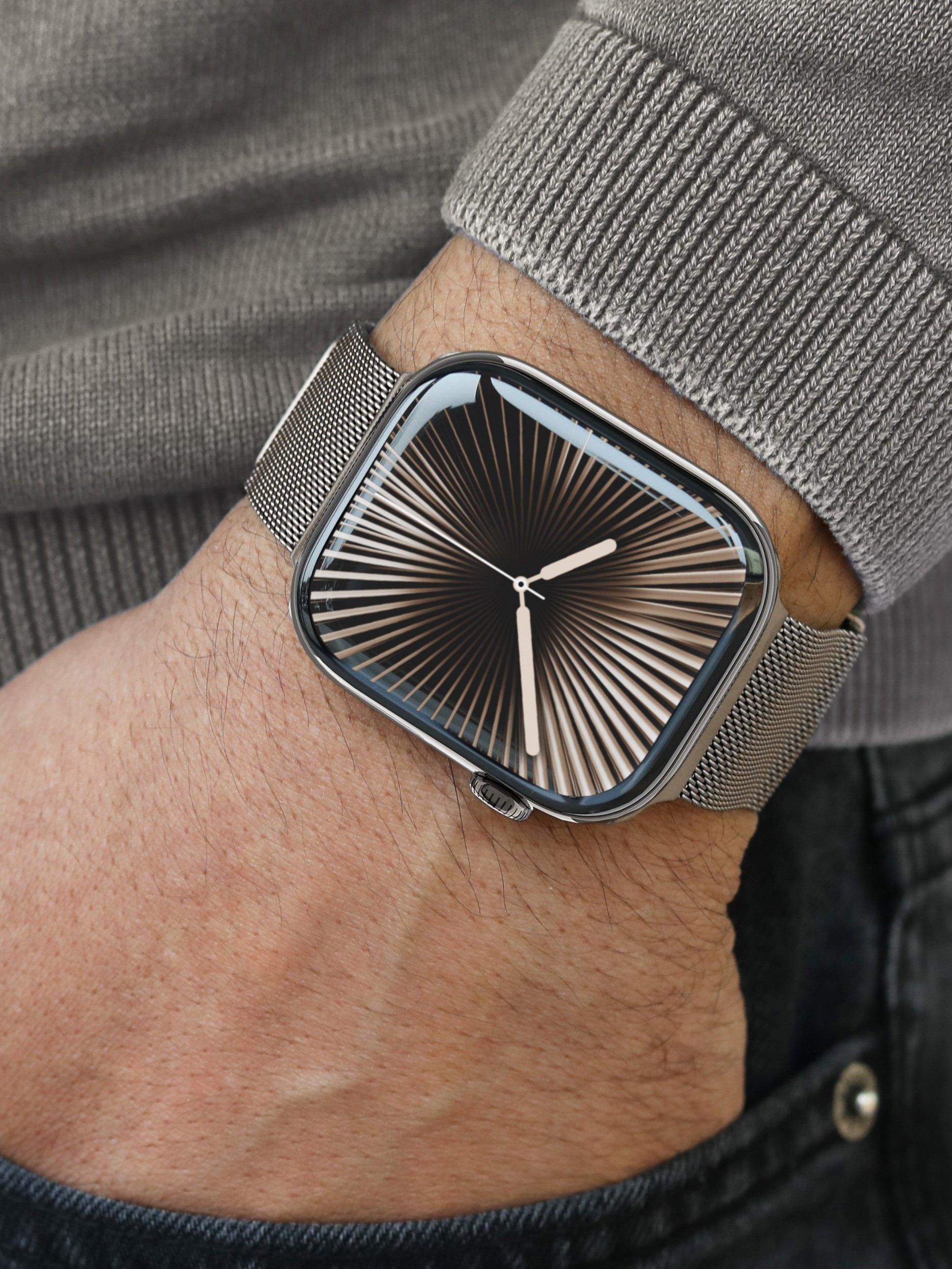 Vonmählen Milanese Loop 2 Desert Sand watch band 44-49mm - British product