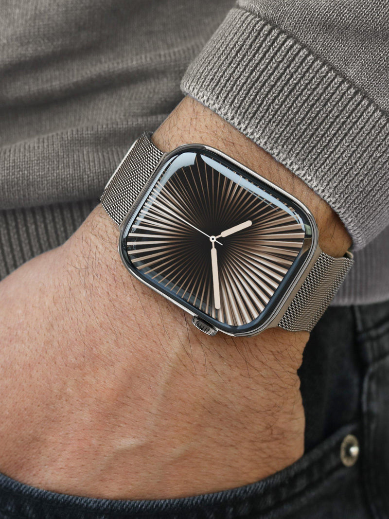 Vonmählen Milanese Loop 2 Desert Sand watch band 44-49mm - British product