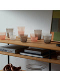 LSA Arc Contrast glass tumblers Earth 260ml set - British product