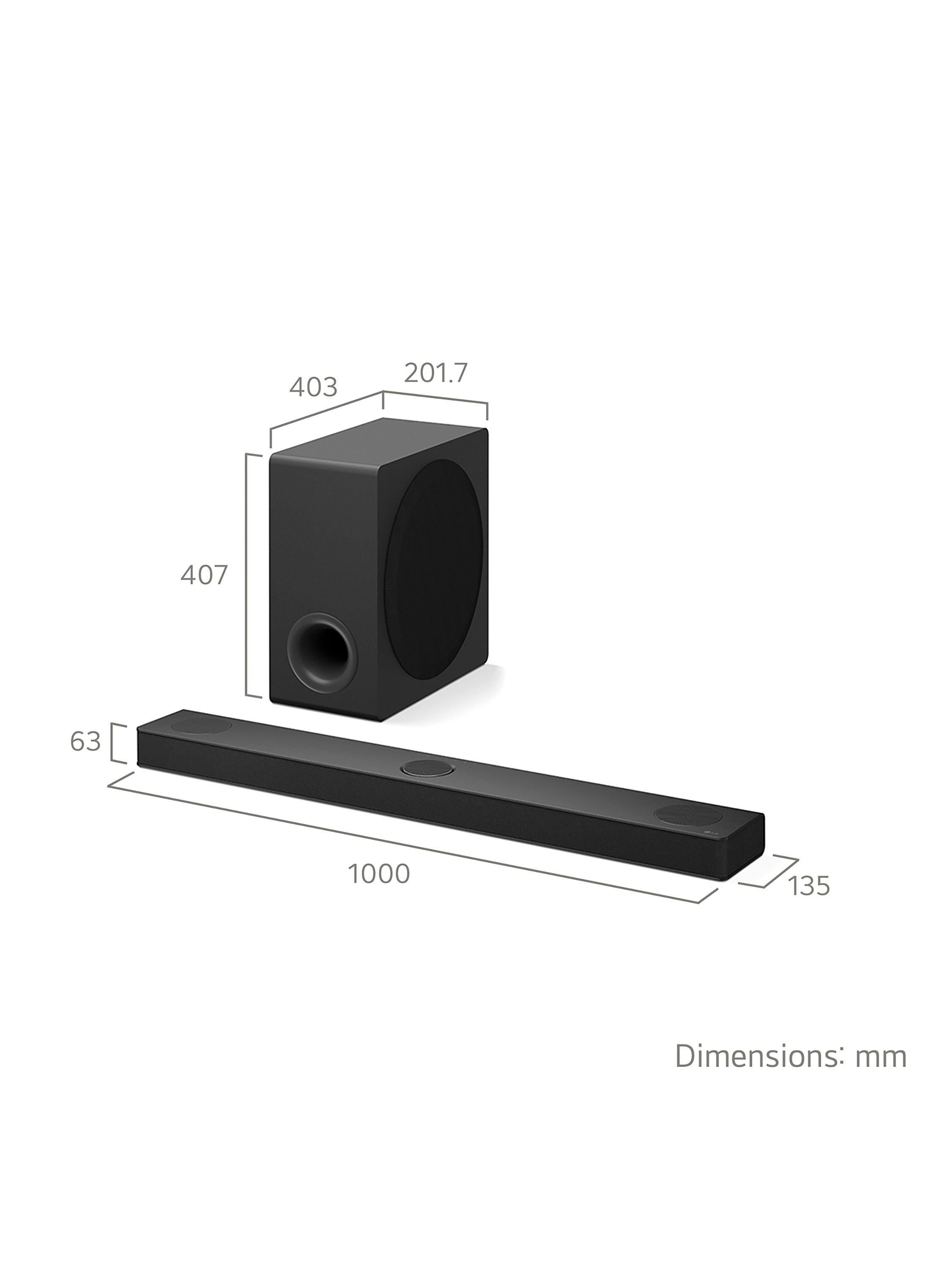 LG US80TY soundbar with wireless subwoofer, UK version
