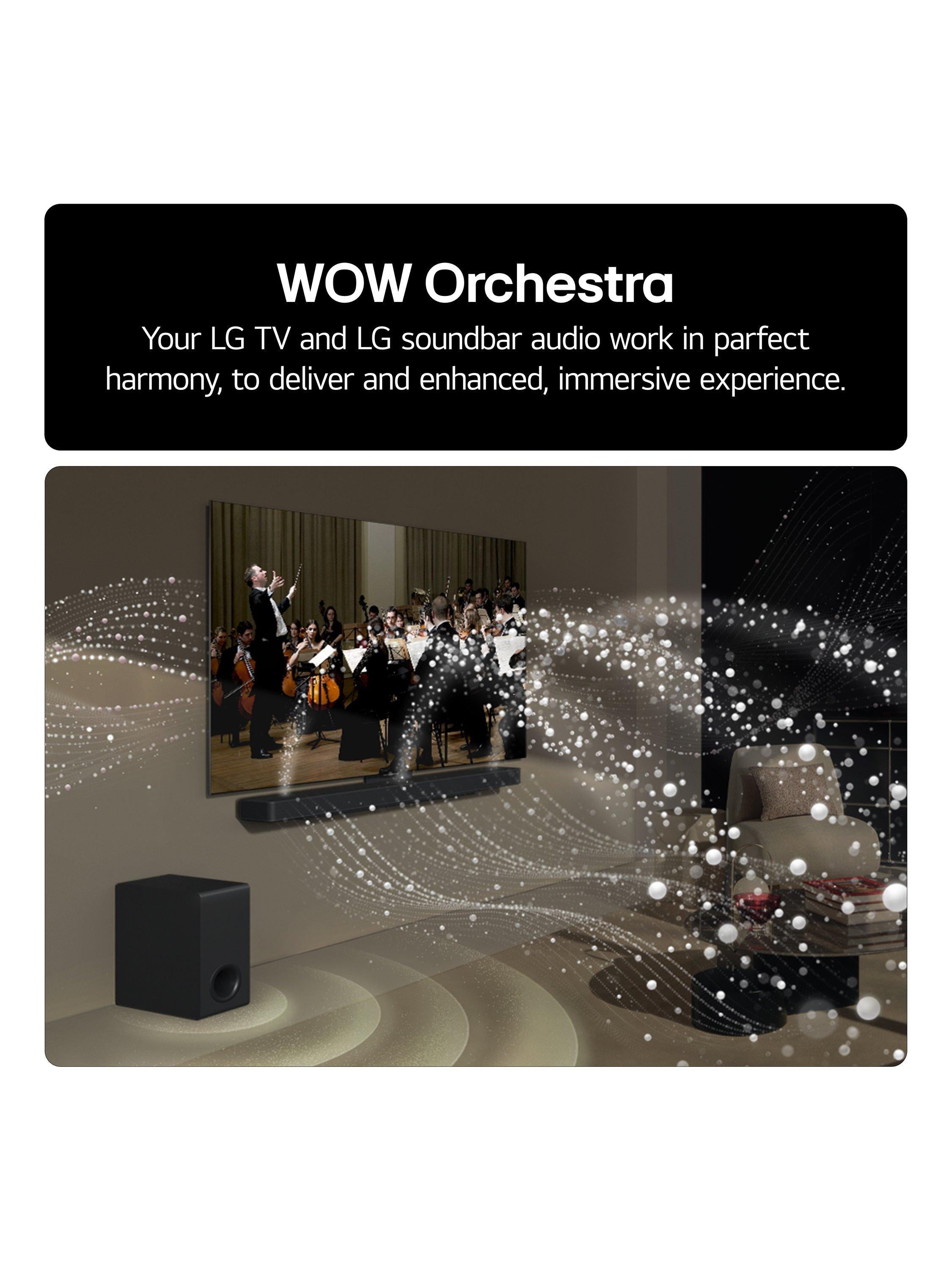 LG US80TY soundbar with wireless subwoofer, UK version