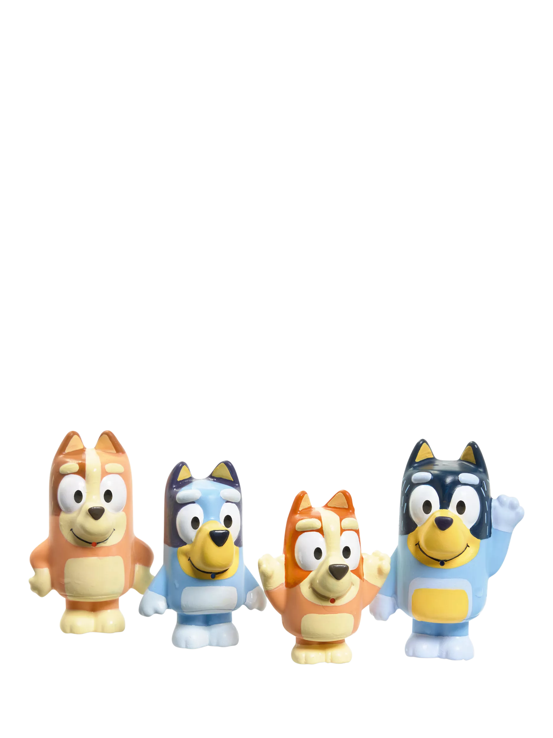 Bluey family bath squirters toy set, imported from the UK