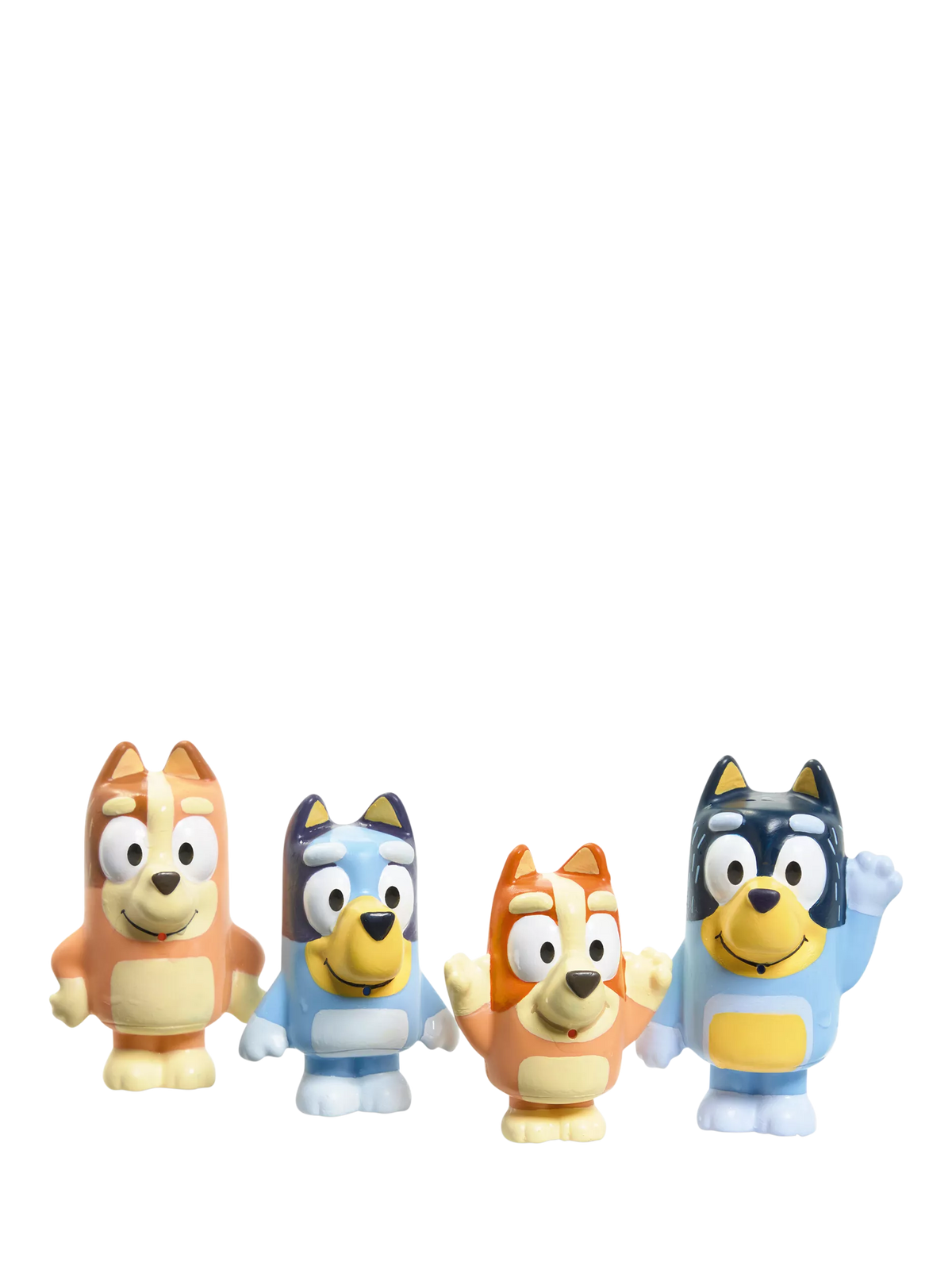 Bluey family bath squirters toy set, imported from the UK