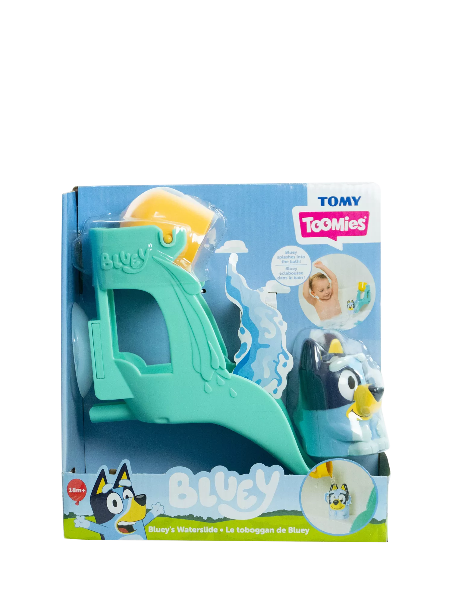 Bluey Waterslide bath toy (British brand)