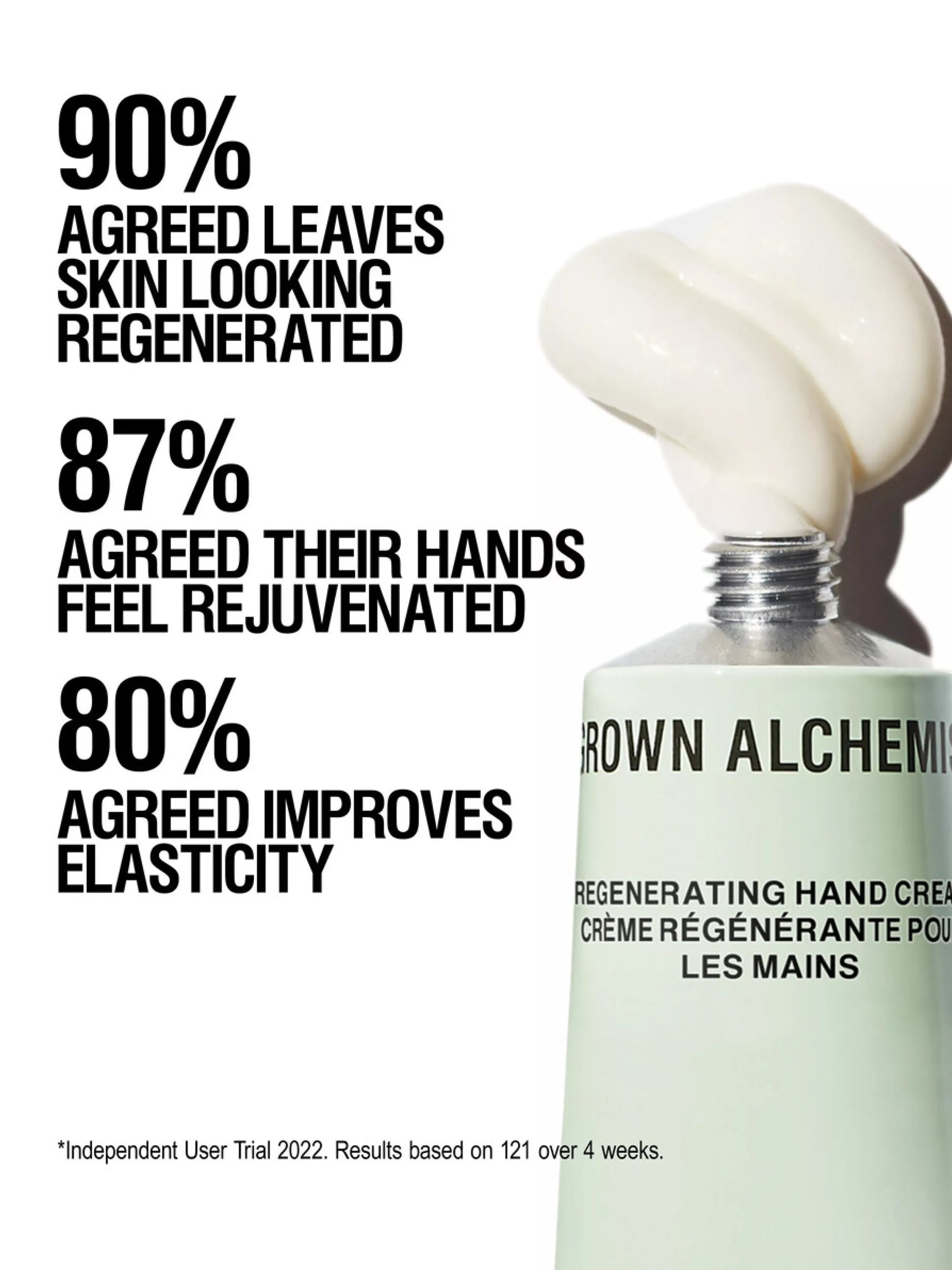 Grown Alchemist regenerating hand cream 40ml, imported from the UK