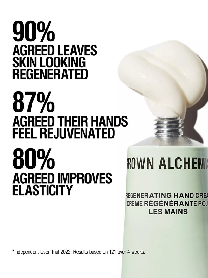 Grown Alchemist regenerating hand cream 40ml, imported from the UK