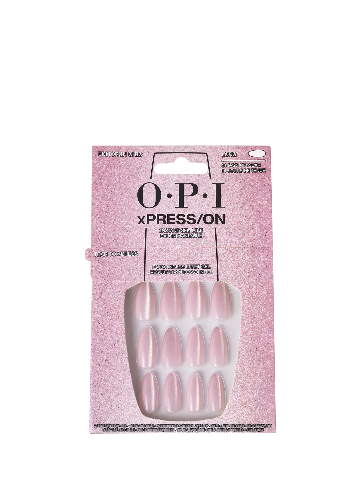 OPI press on nails Editor in Chic baby pink - British product