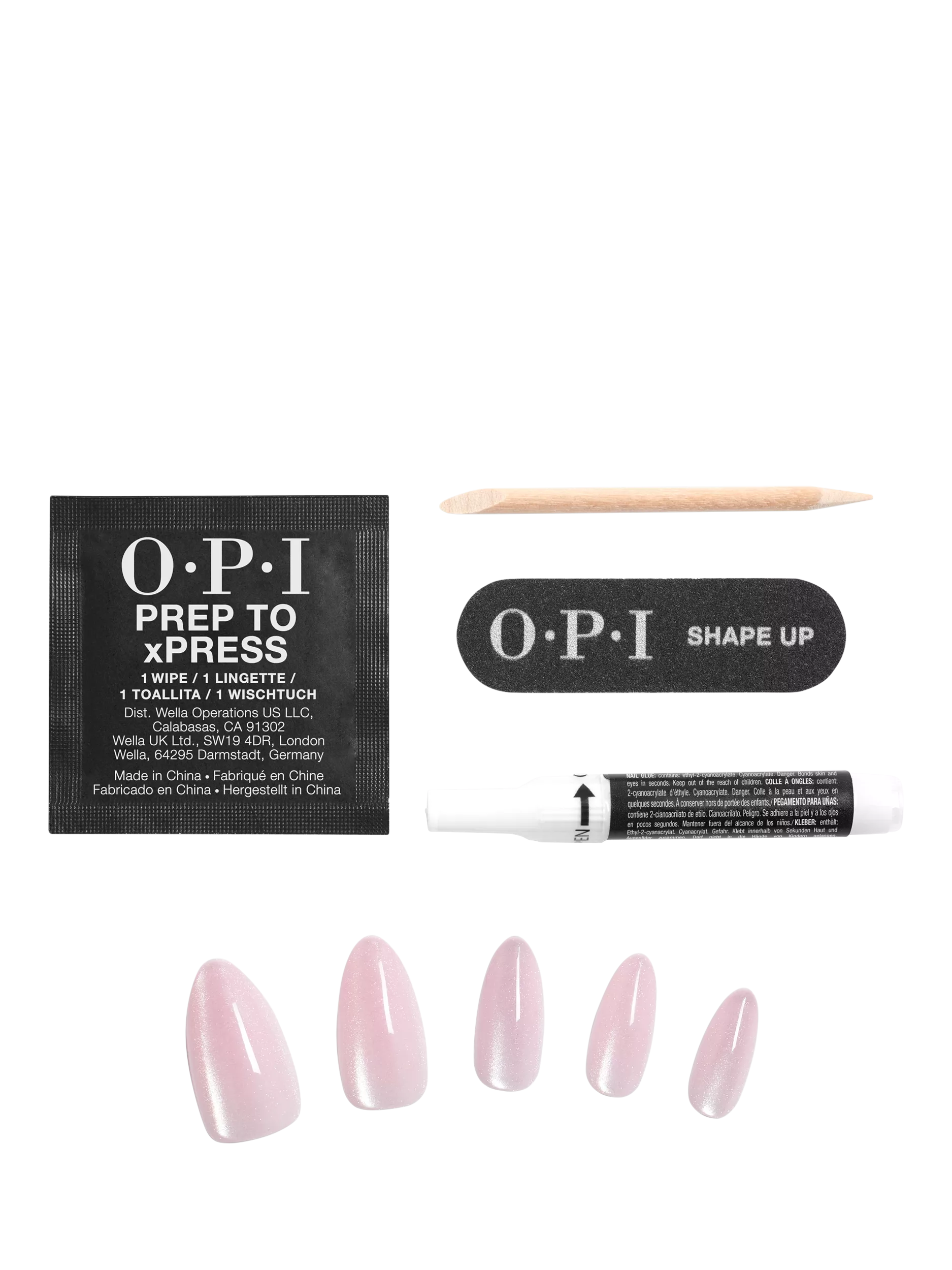 OPI press on nails Editor in Chic baby pink - British product