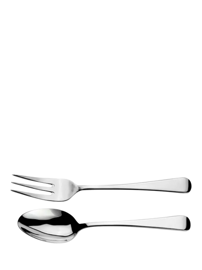 John Lewis Arthur Price Old English Stainless Steel Salad Serving Spoon and Fork- Buy online at McGrocer