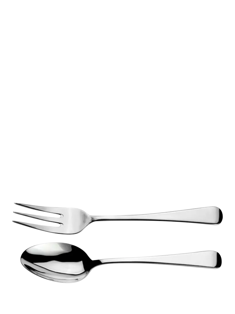 Arthur Price Old English stainless steel salad serving set, imported from the UK