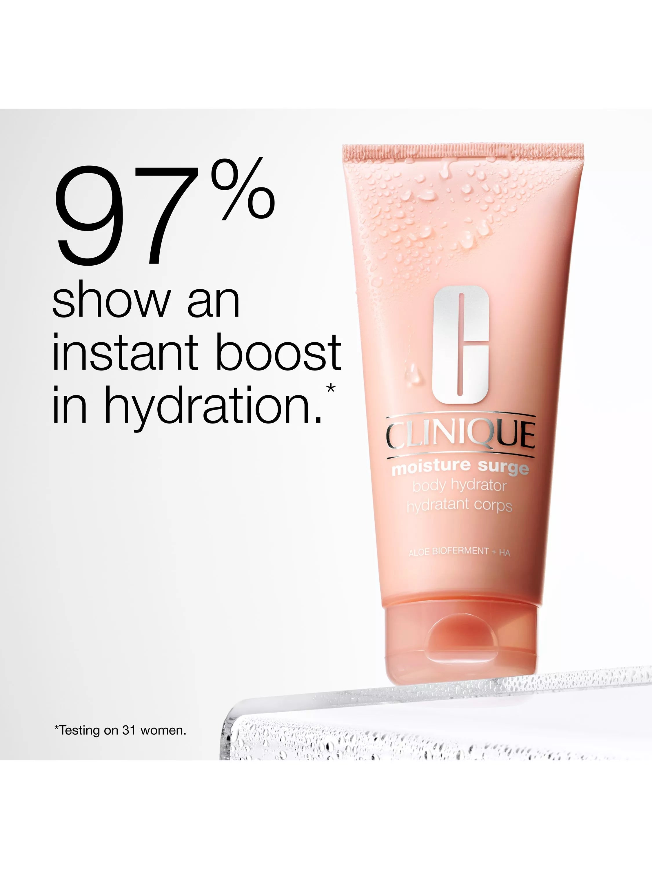 Clinique Moisture Surge body hydrator 200ml, imported from the UK