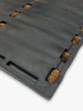 John Lewis rubber coir scraper door mat black - British product